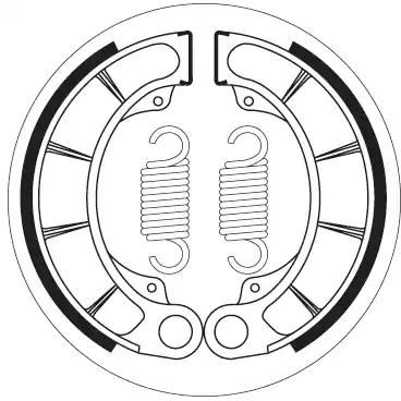 Finale Uitverkoop SBS - 2207 - Brake Shoes - Hoge kwaliteit
