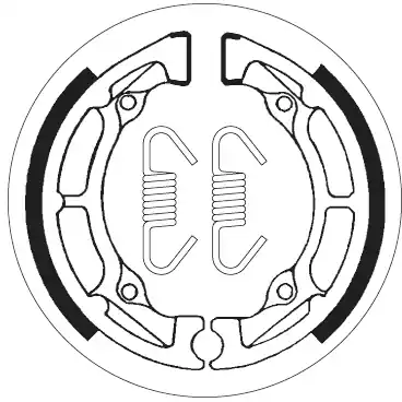 SBS - 2020 BRAKE SHOES - Brake Shoes - Hoogwaardige remonderdelen Garantie Inbegrepen