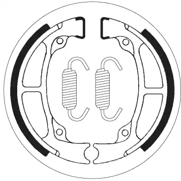 SBS - 2022 BRAKE SHOES - Brake Shoes - Geschikt voor diverse voertuigen Must-Have