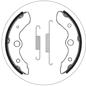 Nieuw SBS - 2044 - Brake Shoes - Kwaliteit en Betrouwbaarheid