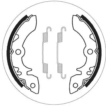 Shop Nu SBS - 2051 - Brake Shoes - Hoge kwaliteit remschoenen
