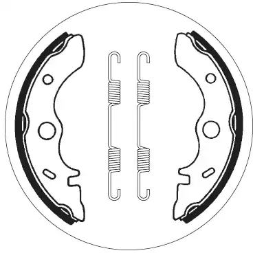 SBS - 2054 - Brake Shoes - Kwaliteit en Betrouwbaarheid Express Levering