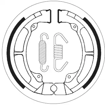SBS - 2056 BRAKE SHOES - Brake Shoes - Kwaliteit en Betrouwbaarheid Gecertificeerd