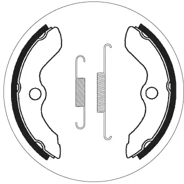 Superprijs SBS - 2083 - Brake Shoes - Universele Toepassing