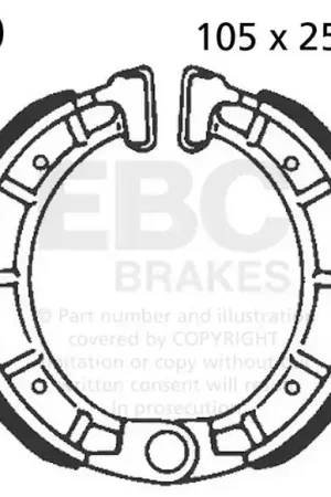 EBC - 880 - Brake Shoes - Hoogwaardige prestaties Must-Have