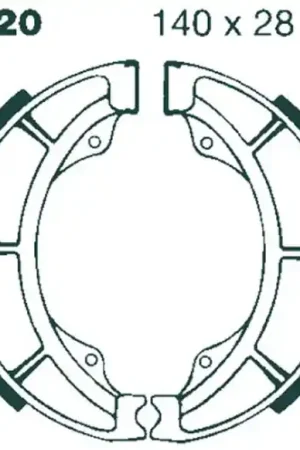 Snelle Levering EBC - S620G - Brake Shoes - Hoge kwaliteit