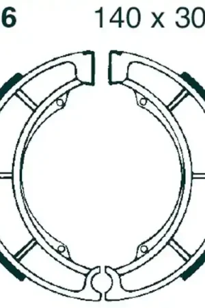 EBC - S636G - Brake Shoes - Geen specifieke merken of modellen Geld-Terug-Garantie