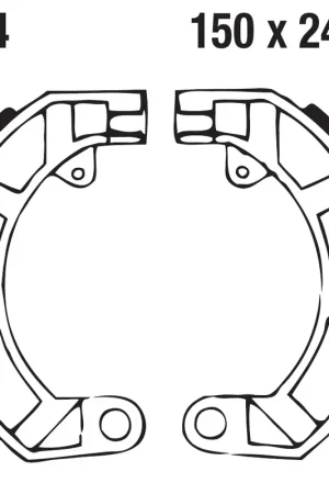Gratis Retour EBC - V904 - Brake Shoes - Kwaliteit en Betrouwbaarheid
