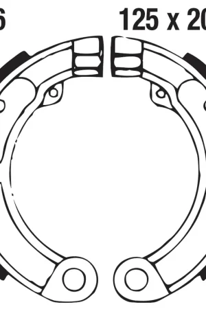 EBC - V906 - Brake Shoes - Kwaliteit en Betrouwbaarheid Express Levering