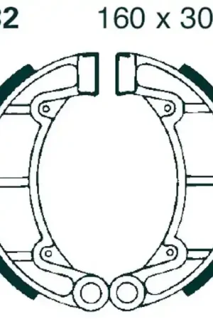 EBC - Y532G - Brake Shoes - Geen specifieke merken of modellen Lage Prijs