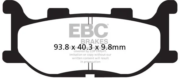 EBC - FA 199V - Brake Pads - Semi Sintered Limited Edition
