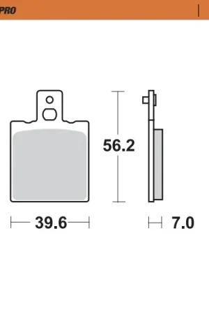 MOTO MASTER - 401702 - Brake Pads - Sintered Street Weekendaanbieding