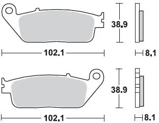 Direct Verzonden BRAKING - 716 SM1 - Brake Pads - Semi Metallic