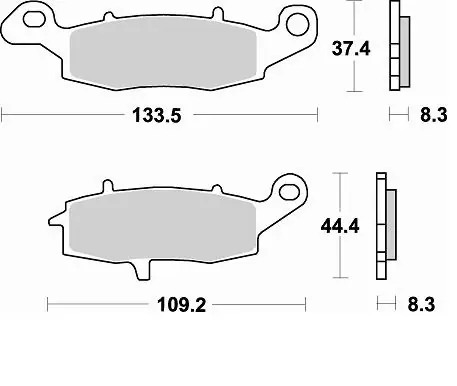 BRAKING - 787 CM55 - Brake Pads - Sintered Laatste Kans