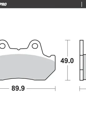 Merkproduct MOTO MASTER - 410004 - Brake Pads - Ceramic Street