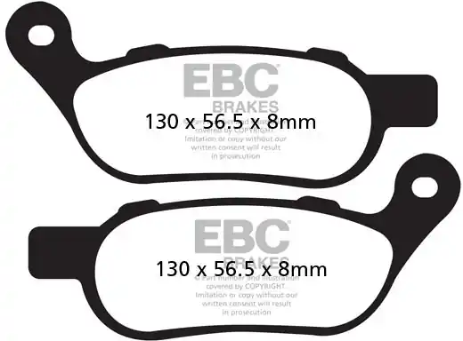 Express Levering EBC - FA 458V - Brake Pads - Semi-sintered
