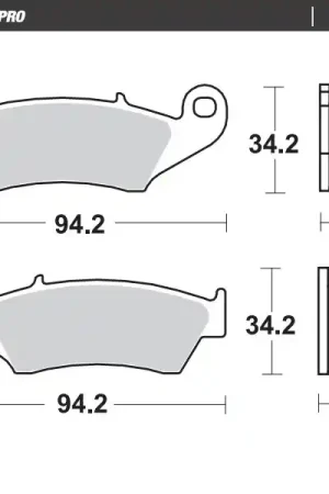 MOTO MASTER - 403904 - Brake Pads - Ceramic Direct Verzonden