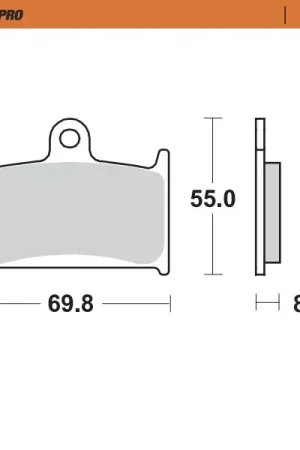 Flitsaanbieding MOTO MASTER - 402401 - Brake Pads - Sinter