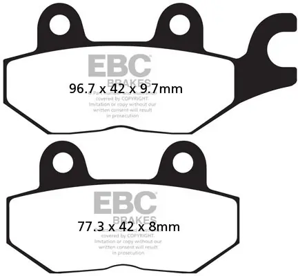 Populair EBC - FA215/2 - Brake Pads - Organisch