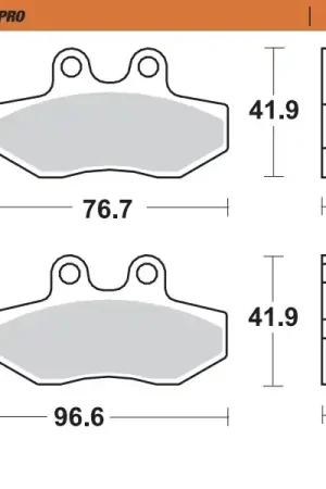 Wereldwijde Verzending MOTO MASTER - 400403 - Brake Pads - Sinter
