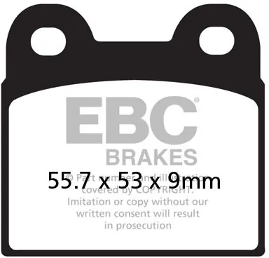 EBC - FA057 - Brake Pads - Organisch Geld-Terug-Garantie