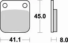 Nieuw BRAKING - 703 SM1 - Brake Pads - Semi-Metalen