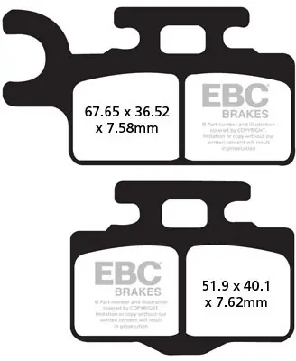 Bestel Nu EBC - FA302TT - Brake Pads - Organic