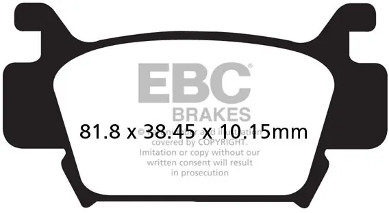 EBC - FA410TT - Brake Pads - Organic Modern