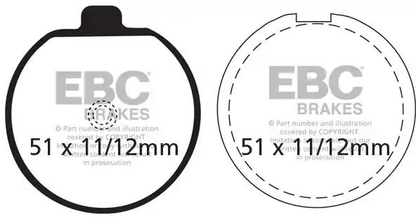 EBC - FA035 - Brake Pads - Organisch Trendy