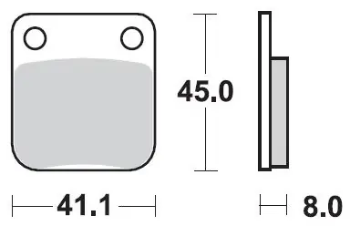MOTO MASTER - 090011 - Brake Pads - Sinter Racing Off Road Beperkte Voorraad