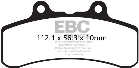 EBC - FA 210V - Brake Pads - Semi-sintered Merkproduct