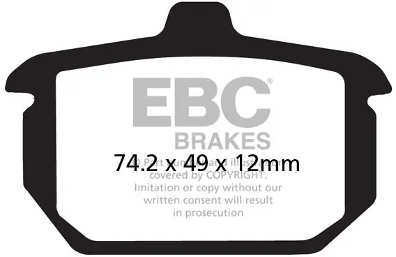EBC - FA078HH - Brake Pads - Sintered Sportbike Tijdelijk Beschikbaar
