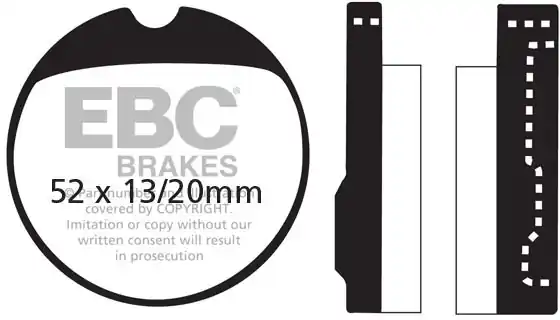 EBC - FA013 - Brake Pads - Organisch Gereduceerde Prijs