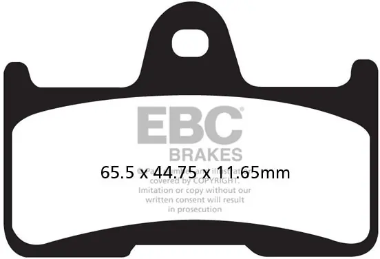 Beste Prijs EBC - FA344R - Brake Pads - Sintered R