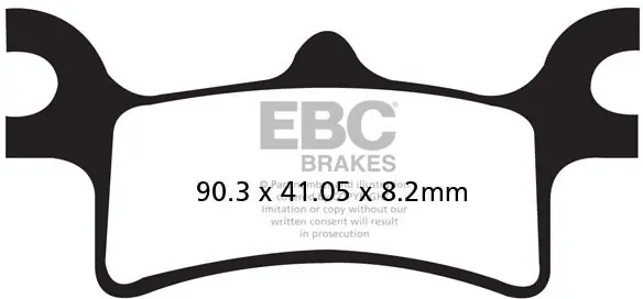EBC - FA314R SINTERED R BRAKE PADS - Brake Pads - Hoogwaardige remprestaties Topkwaliteit