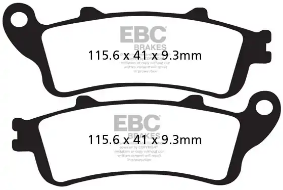 Meest Verkocht EBC - SFAC281 - Brake Pads - Carbon