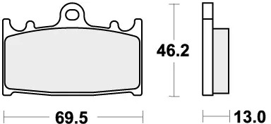 SBS - 789LS - Brake Pads - Sinter In De Mode