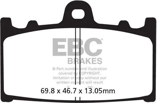 EBC - FA366HH - Brake Pads - Sintered Sportbike Remblokken Tijdelijk Beschikbaar