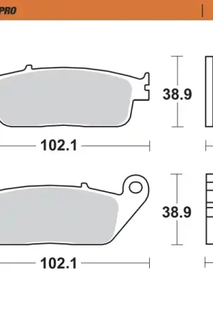 MOTO MASTER - 402602 - Brake Pads - Sinter Gecertificeerd