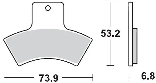 Gecertificeerd MOTO MASTER - 096911 - Brake Pads - Sinter Racing Off Road