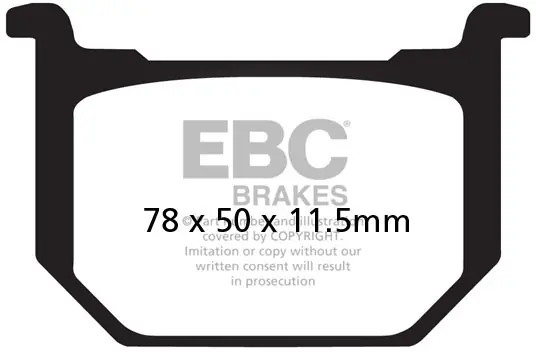 Plaats Bestelling EBC - FA051 - Brake Pads - Organisch