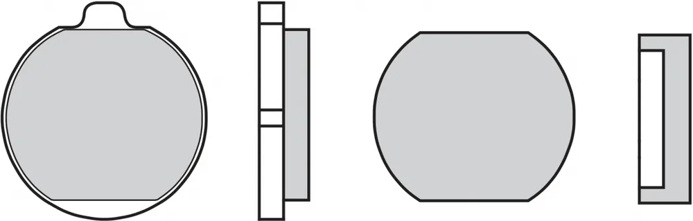 Wereldwijde Verzending BREMBO - 07KA0122 - Brake Pads - Organic Genuine