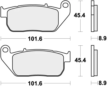 SBS - 807H.HS - Brake Pads - Sinter Gratis Retour