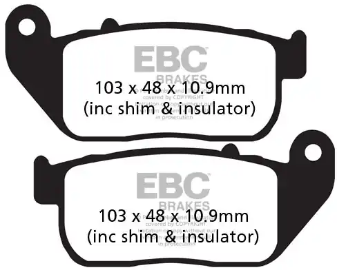 EBC - FA381 - Brake Pads - Organic Gereduceerde Prijs