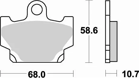 BRAKING - 658 SM1 - Brake Pads - Semi Metallic Gereduceerde Prijs