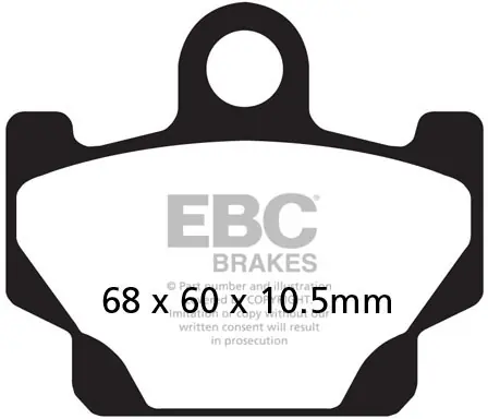 Hete Deal EBC - FA081 - Brake Pads - Organisch
