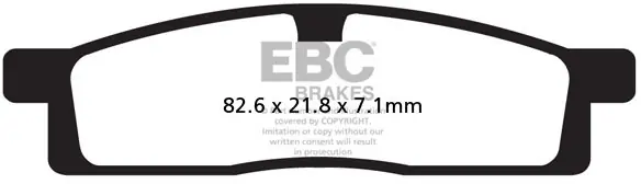 EBC - FA119R - Brake Pads - Sintered R Lage Kosten