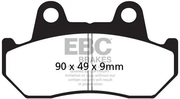 Groothandel EBC - FA 69/2V - Brake Pads - Semi-sintered kwaliteit