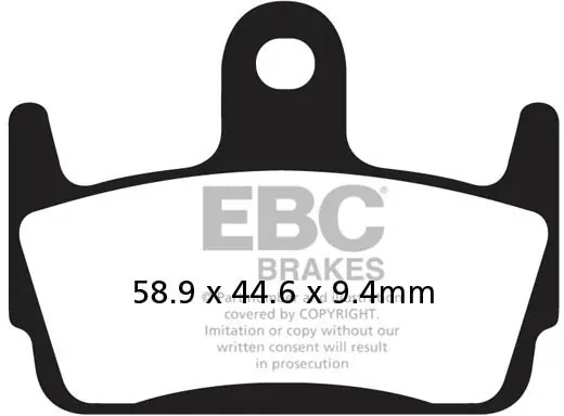 Express Levering EBC - SFA234 - Brake Pads - Organic Scooter Brake Pads