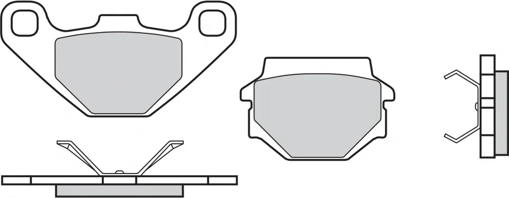 Must-Have BREMBO - 07BB07TT - Brake Pads - Organic Off Road